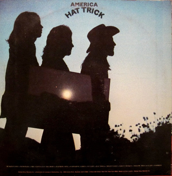 America (2) - Hat Trick (LP, Album, Ter)
