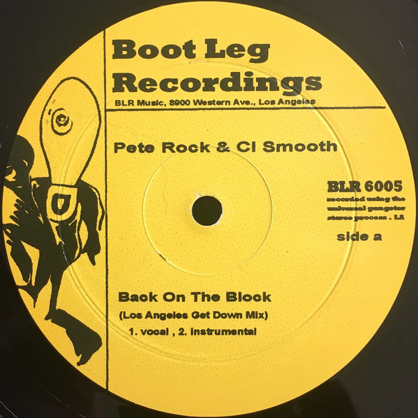 Pete Rock - Back On The Block / Rhymin' With The Bonz(12", Ltd)