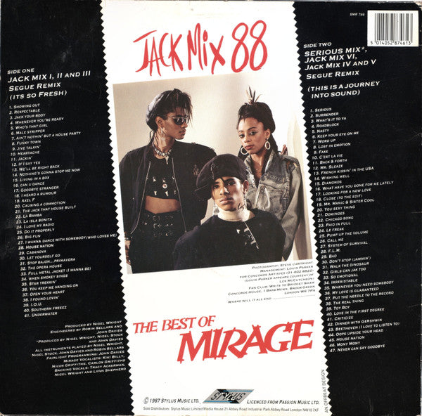 Mirage (12) - Jack Mix 88 - The Best Of Mirage - 88 Non Stop Hits(L...