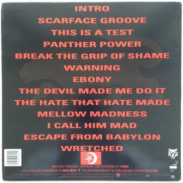 Paris (2) - The Devil Made Me Do It (LP, Album)