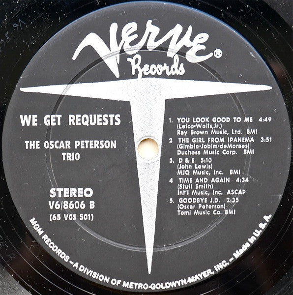The Oscar Peterson Trio - We Get Requests (LP, Album)