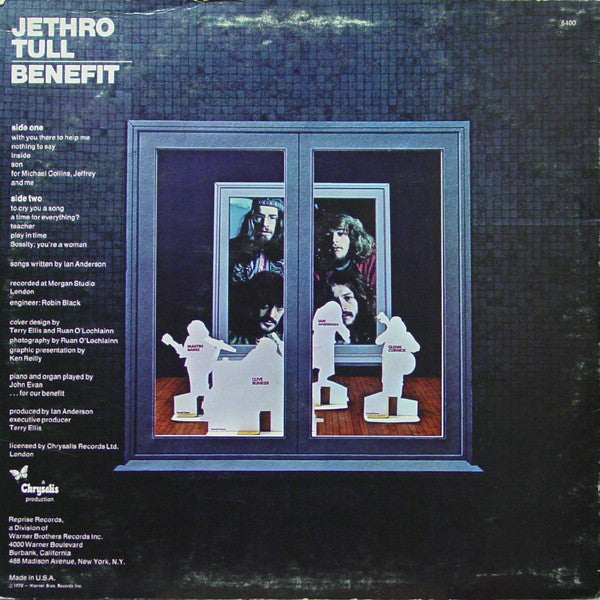 Jethro Tull - Benefit (LP, Album, RP, Ter)