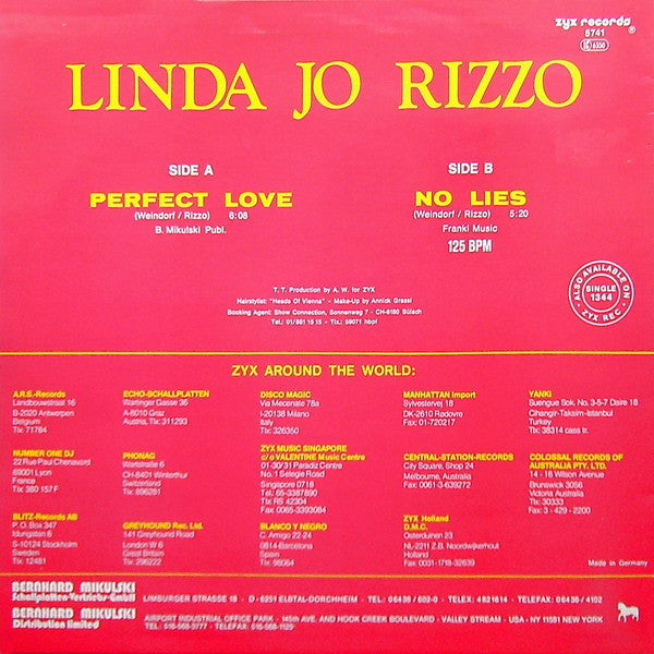 Linda Jo Rizzo - Perfect Love (12"", Maxi)
