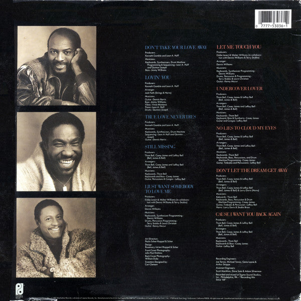 The O'Jays - Let Me Touch You (LP, Album)