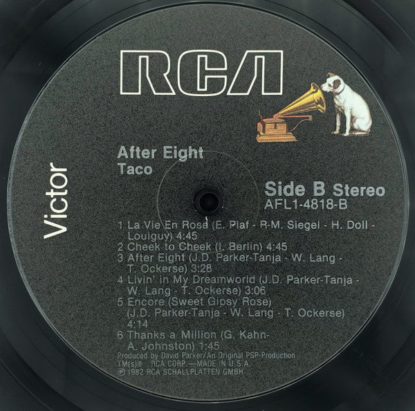 Taco - After Eight (LP, Album,  In)