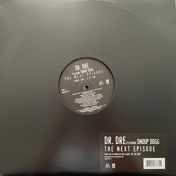 Dr. Dre Featuring Snoop Dogg - The Next Episode (12"")