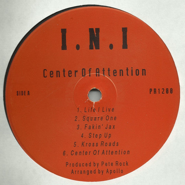 I.N.I* - Center Of Attention (LP, Album, Unofficial)