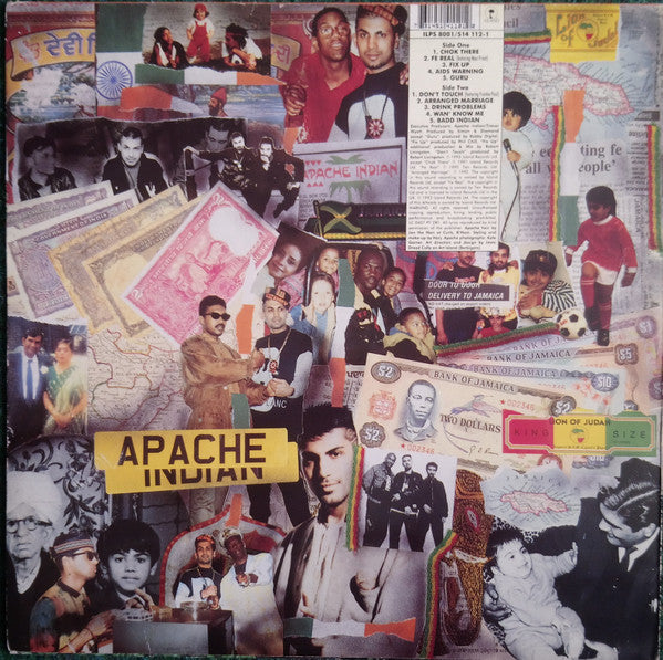 Apache Indian - No Reservations (LP, Album)