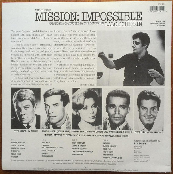 Lalo Schifrin - Music From Mission: Impossible(2xLP, Album, Ltd, RE...