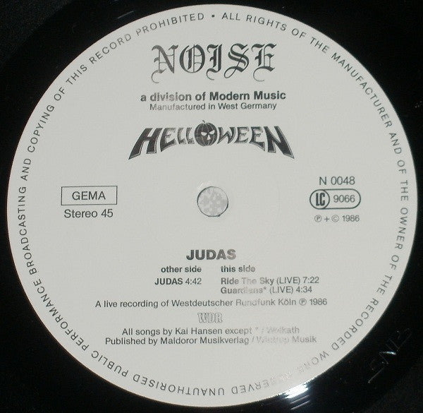 Helloween - Judas (12"")