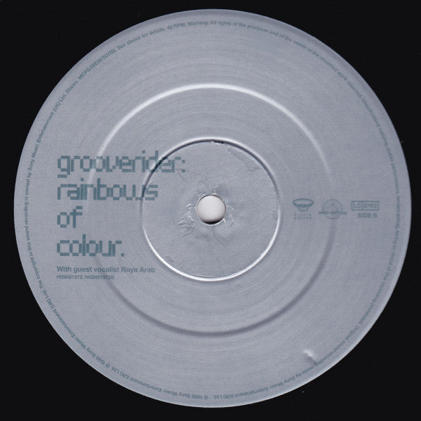 Grooverider - Rainbows Of Colour (12"")