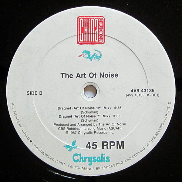 The Art Of Noise - Dragnet (12"")