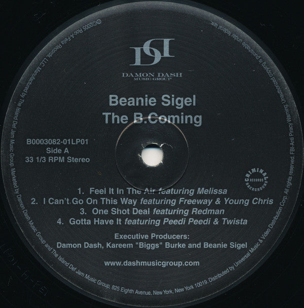 Beanie Sigel - The B.Coming (2xLP, Album)