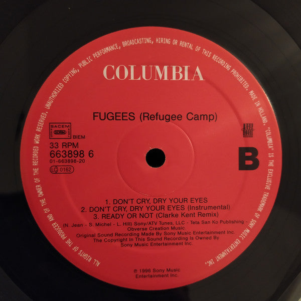 Fugees (Refugee Camp)* - No Woman, No Cry (12"", Tit)