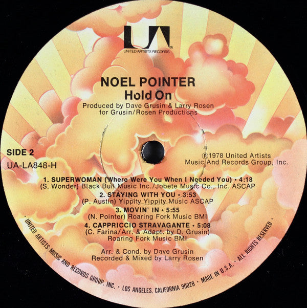 Noel Pointer - Hold On (LP, Album)