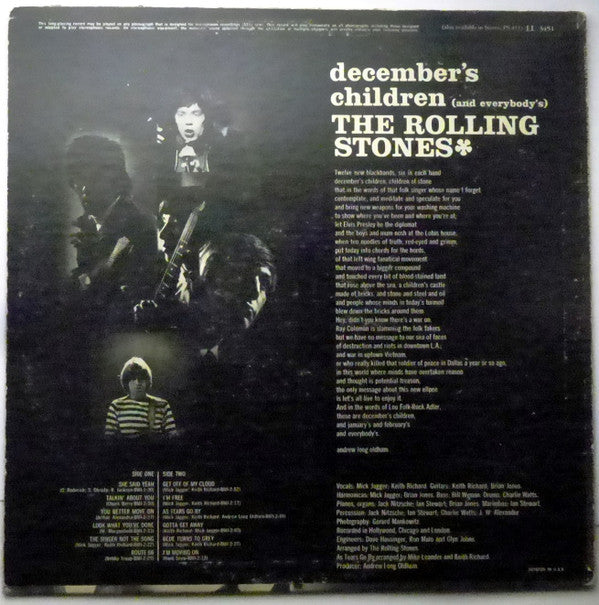 The Rolling Stones - December's Children (And Everybody's)(LP, Albu...