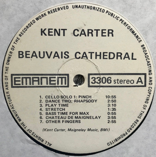 Kent Carter - Beauvais Cathedral (LP)