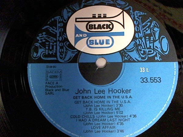 John Lee Hooker - Get Back Home (LP, Album, RE)