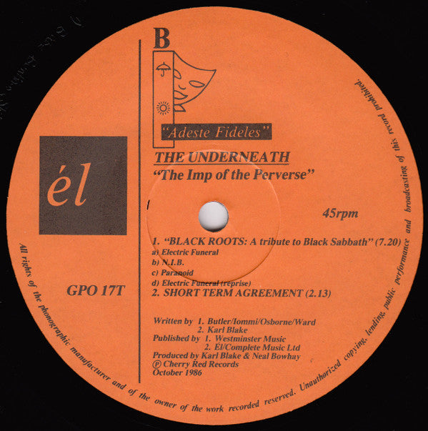 The Underneath - The Imp Of The Perverse (12"", Single)