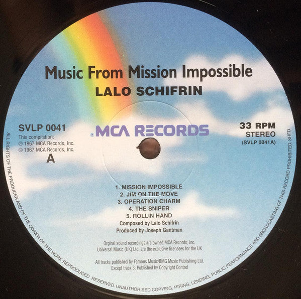 Lalo Schifrin - Music From Mission: Impossible(2xLP, Album, Ltd, RE...