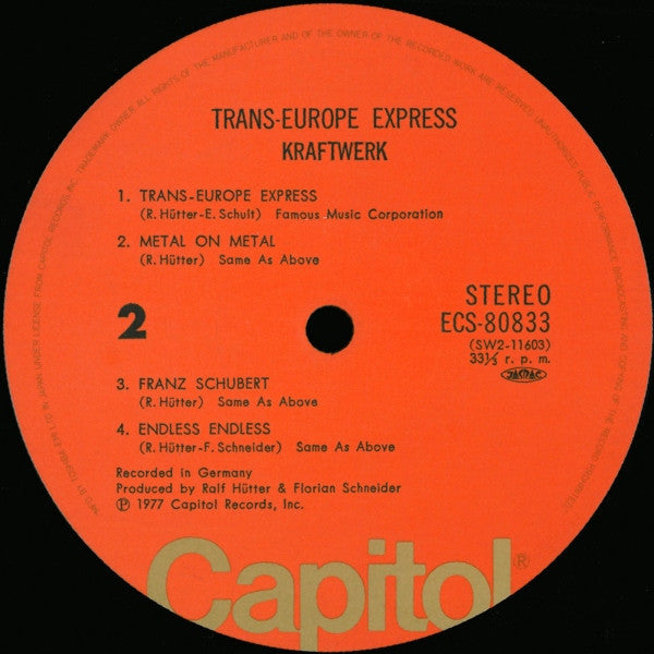 Kraftwerk - Trans-Europe Express (LP, Album)