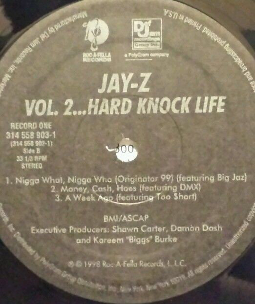 Jay-Z - Vol. 2... Hard Knock Life (2xLP, Album)