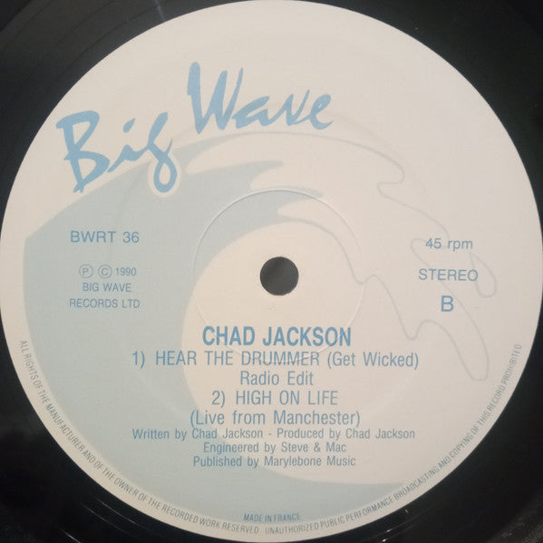 Chad Jackson - Hear The Drummer (Get Wicked) (12"")