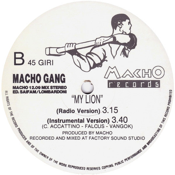 Macho Gang - My Lion (12"")