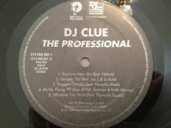 DJ Clue - The Professional (2xLP, Album)