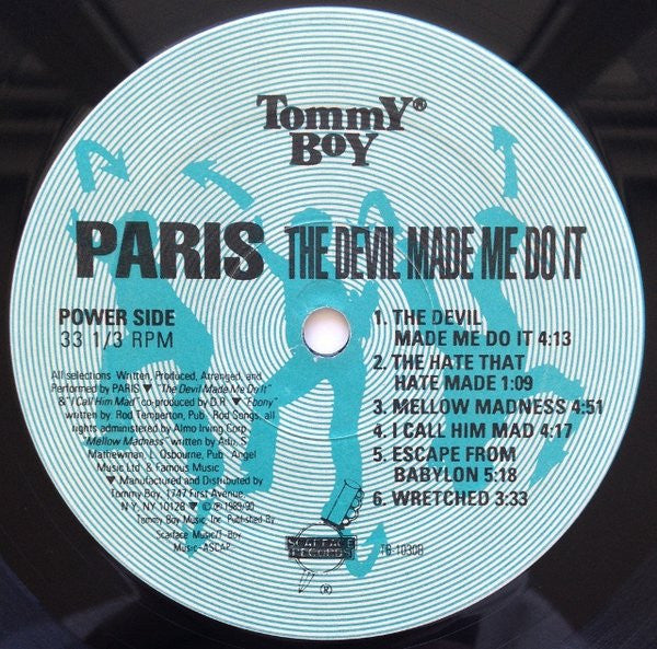 Paris (2) - The Devil Made Me Do It (LP, Album)