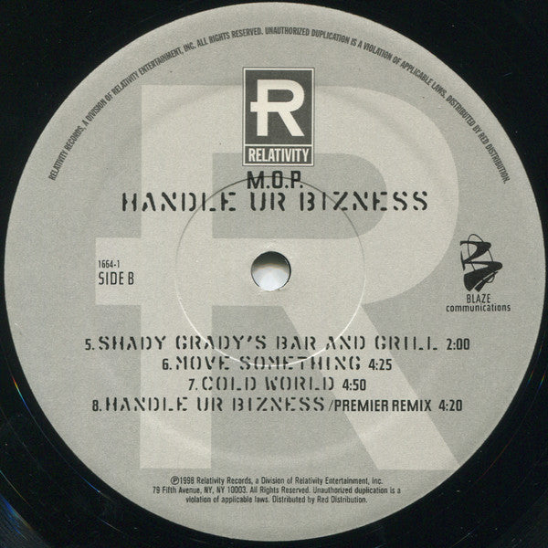 M.O.P. - Handle Ur Bizness (12"", EP)