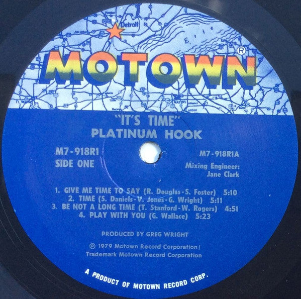 Platinum Hook - It's Time (LP, Album)