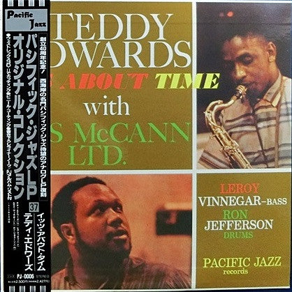 Teddy Edwards With Les McCann Ltd. - It's About Time (LP, Album, RE)