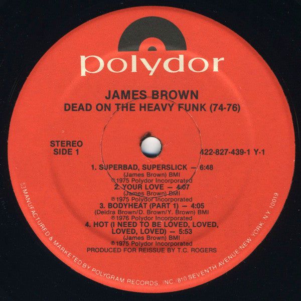 James Brown - Dead On The Heavy Funk 74-76 (LP, Comp)