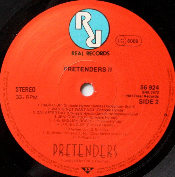 Pretenders* - Pretenders II (LP, Album, RE)