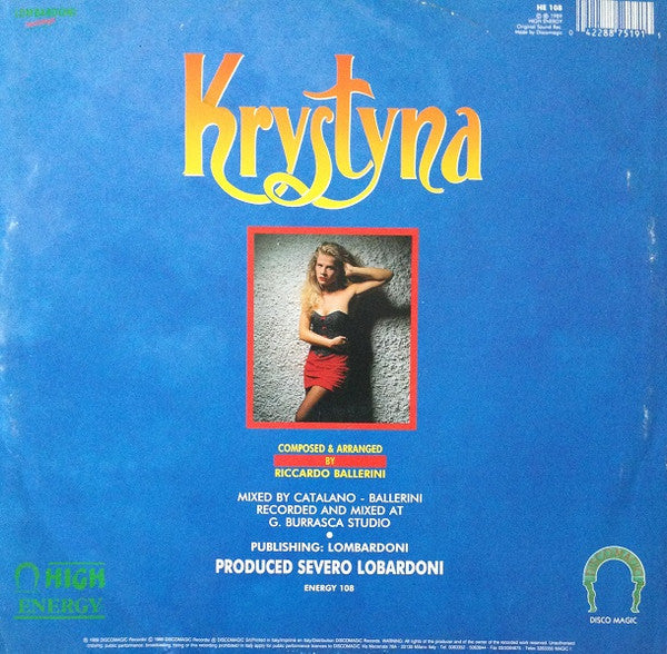 Krystyna - Never Say Goodbye (12"")
