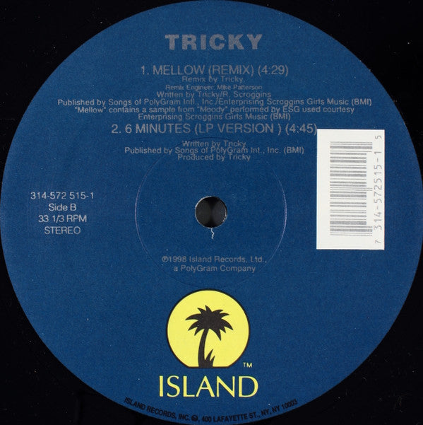 Tricky - 6 Minutes (12"")