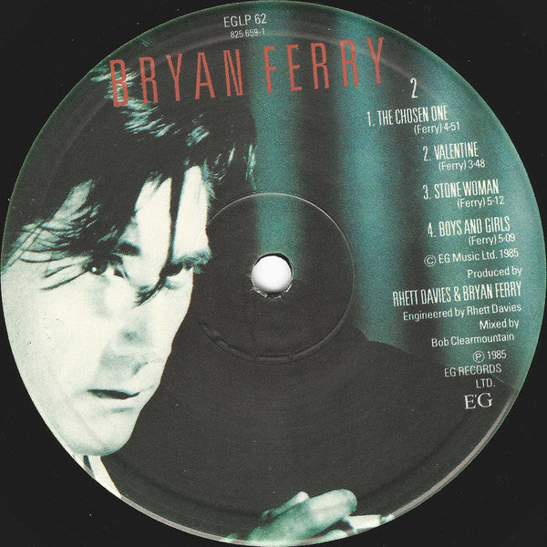 Bryan Ferry - Boys And Girls (LP, Album)