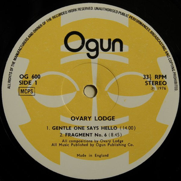 Ovary Lodge - Ovary Lodge (LP)