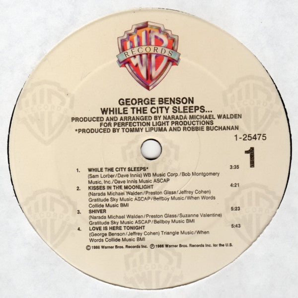 George Benson - While The City Sleeps... (LP, Album)