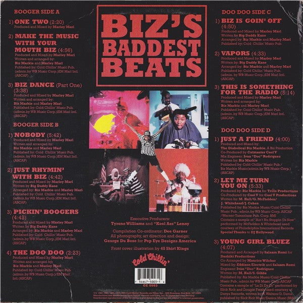 Biz Markie - Biz's Baddest Beats (2xLP, Comp)