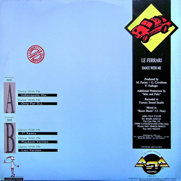 Le Ferrari - Dance With Me (12"")