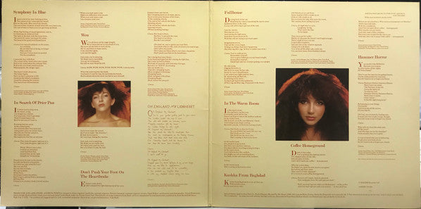 Kate Bush - Lionheart (LP, Album, Emb)