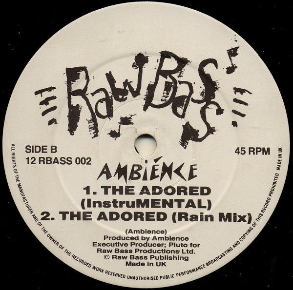 Ambience - The Adored (12"")