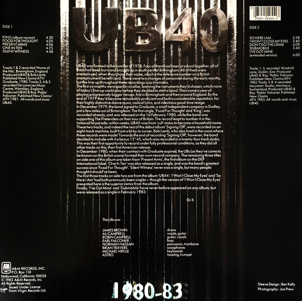 UB40 - 1980-1983 (LP, Comp, R =)