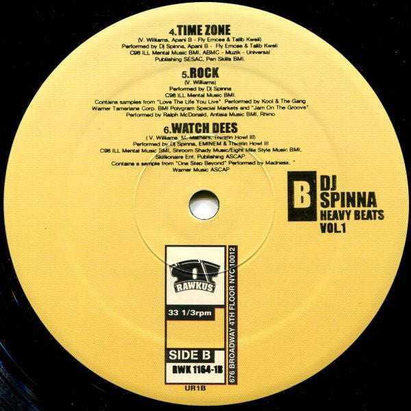 DJ Spinna - Heavy Beats Volume 1 (2xLP, Album)