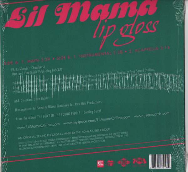 Lil Mama - Lip Gloss (12"")