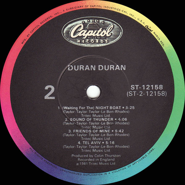 Duran Duran - Duran Duran (LP, Album, RE, Jac)