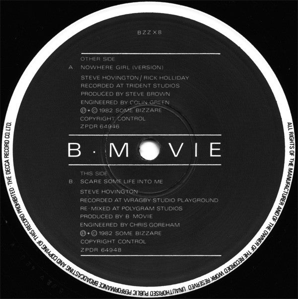 B-Movie - Nowhere Girl (12"", Single)