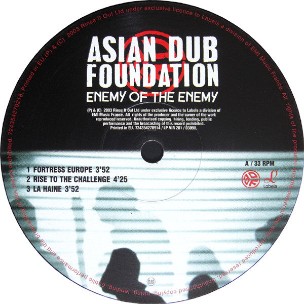 Asian Dub Foundation - Enemy Of The Enemy (2xLP, Album)